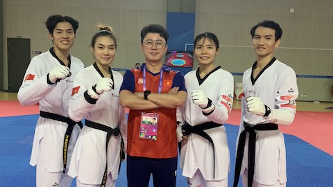 Kim Tuyền thất bại, taekwondo Việt Nam giành thêm 1 HCĐ đối kháng đồng đội